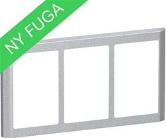 LAURITZ KNUDSEN FUGA SOFT dizaino rėmas 3 x 1,5 modulio, plieno, metalinis