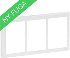 LAURITZ KNUDSEN FUGA SOFT dizaino rėmas 3x1,5 modulis, baltas