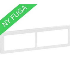 LAURITZ KNUDSEN FUGA SOFT dizaino rėmas horizontalus 2x2 modulis, baltas