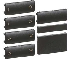 LAURITZ KNUDSEN FUGA® raktų kombinacijos jungiklis ir derinys, šviesiai pilkos spalvos