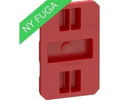 LAURITZ KNUDSEN Dangtis FUGA sieninėms ir įleidžiamoms dėžutėms, 1,5 modulio, raudonas.