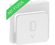 Lauritz Knudsen LK FUGA dangtelis viešbučio rakto-kortelės jungikliui su LED, baltas