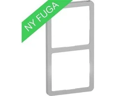 Lauritz Knudsen LK FUGA SLIM dizaino rėmas plieno, 2 modulių, plienas