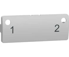 Lauritz Knudsen LK FUGA® Tangent 1 / 2, skirtas „Wiser“ belaidžiam šviesos reguliatoriui, šviesiai pilkas