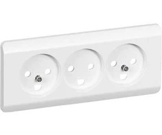 LAURITZ KNUDSEN Opus® 66 dangtelis trigubas, baltas