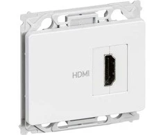 LAURITZ KNUDSEN OPUS® 66 pasyvus HDMI 1.4 lizdas 1 moduliuiSpalva: balta