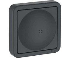 Lauritz Knudsen OPUS® 74 adapterio dangtelis lempos lizdui, 1 modulis, IP44, antracito pilka