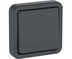 Lauritz Knudsen OPUS® 74 jungiklis, 1 poliaus, IP44, antracito pilkos spalvos
