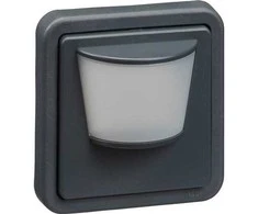 LAURITZ KNUDSEN OPUS® 74 FUGA PIR adapterio dangtelis 1 modulis, antracito pilka