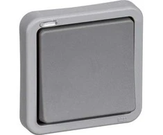 LAURITZ KNUDSEN Opus® 74 pramoninis jungiklis su lempa, 250 V, tamsiai pilkas