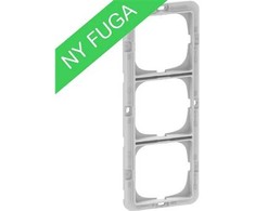 LAURITZ KNUDSEN Techninis tvirtinimo rėmelis FUGA SOFT, CHOICE ir PURE dizaino rėmeliams, 3 moduliai
