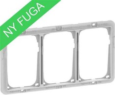 LAURITZ KNUDSEN Techninis tvirtinimo rėmelis FUGA SOFT, CHOICE ir PURE dizaino rėmeliams, 3x1,5 modulio