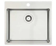 Lavabo Aps Tapwell Virtuvės kriauklė Kubus 540 Soft nerūdijantis plienas