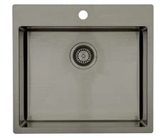 Lavabo Aps Tapwell Virtuvės kriauklė Kubus 540 Soft, Gunmetal