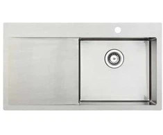 Lavabo Aps Tapwell Virtuvės kriauklė Kubus 900R, minkšta iš nerūdijančio plieno
