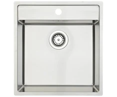 Lavabo Aps Tapwell Virtuvės kriauklė Nexus 50 BC, nerūdijančio plieno