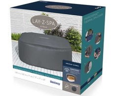 „Lay-Z-Spa EnergySense“ terminio SPA uždangalas „Bestway“, 1,80 m x 1,80 m x 71 cm, SPA uždangalas, „Bestway“, pilkas, 1800 mm, 1800 mm, 710 mm
