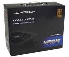 LC-Power LC6450 V2.3, 450 W, 230 V, 50 Hz, 4 A, aktyvus, 20 A