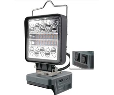 Lumen LED darbo žibintas 800–1800 liumenų, skirtas „Dewalt“ akumuliatoriams