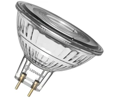 Ledvance 3,4W LED lemputė MR16, GU5.3, MR16, skaidri, 36°, 2700K, dimeriuojama