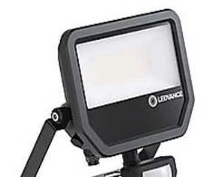 Osram 27-41W LED prožektorius FL 50 GEN4, juodas, 3000K, IP65, su judesio davikliu