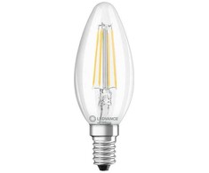 Ledvance 4,2W LED filamentinė lemputė CLASSIC B, E14, 2700K, dimeriuojama