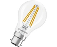 LEDVANCE LED standartinė kaitrinė lemputė 806 lm 5,9 W / 827 (60 W) B22d, reguliuojamo ryškumo