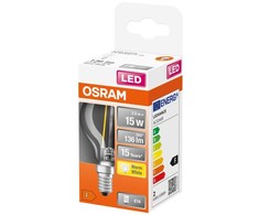 Osram 1,5W LED lemputė LED Retrofit CLASSIC P 15 CL, E14, 2700K