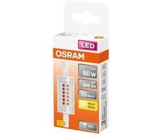 Ledvance Osram SLIM LINE, 7 W, 60 W, R7s, 806 lm, 15000 h, Šiltai balta