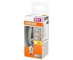 Osram LED lemputė 2,5 W 827 CLR E14