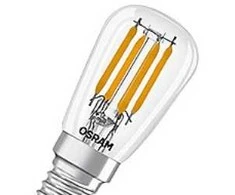 Osram 2,8W LED lemputė SPECIAL T26, E14, skaidri, 2700K, dimeriuojama