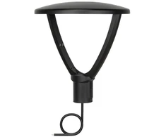 LEDVANCE Urban Lantern šviestuvas stiebo viršūnei, 7 m laidas, daugialiumenis, 8200 lm, 59 W/830+840 simetriškas, 145°, IP66, juodas