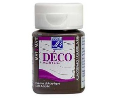 LEFRANC &amp; BOURGEIS DECO SOFT ACRYLIC 50 ML EARTH 114