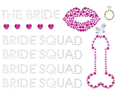 Leg Avenue Europe Leg Avenue Bride Squad Bodyjewels lipdukas