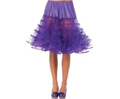 Leg Avenue Europe Violetinis iki kelių ilgio tiulio sijonas