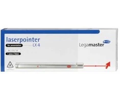 Legamaster LX 4 lazerinis žymeklis, raudonas, 54,8 g, 74,8 g, AAA Micro 1.5V R03, Sidabras, Taivanas, 1920 vnt.