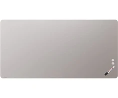 Legamaster MATTE RC stiklo lenta 100x200cm šilta pilka, Pilka, 2000 mm, 1000 mm, 4 mm, 26 kg, 2120 mm