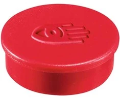 Legamaster SUPER magnetas 35 mm raudonas 10 vnt., lentos magnetas, raudonas, plastikas, 35 mm, 35 mm, 14 mm
