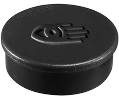 Legamaster SUPER magnetas 35 mm juodas 10 vnt., lentos magnetas, juodas, plastikas, 35 mm, 35 mm, 14 mm