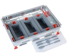 Grindinė dėžė 12mod. Legrand 088020 (281.3x198.3x77.7mm, pilka)