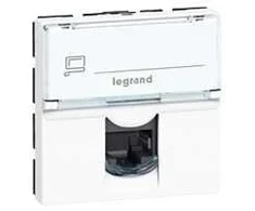 LEGRAND Duomenų išvestis KAT 6A STP jungtis su fiksavimo jungtimi 2 moduliai Balta