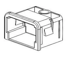 LEGRAND Endeprop til U50, U55 og U60 pendelGul Plast