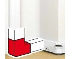 Legrand Plokščias kampas 90 laipsnių 50X130 hv