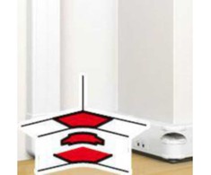LEGRAND Vidinis kampas Aukštis 50 mm Plotis 130 mm Balta RAL 9010 plastikinė