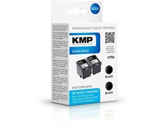 Tusz KMP Printtechnik AG KMP kasetė HP301XL DoublePack 2x480 puslapių juoda suderinama
