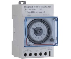 Legrand 412812 analoginis programuotojas 16A 250V paros vieno kanalo MicroRex 412812