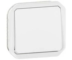 Legrand PLEXO55 korespondencinis jungiklis 10A 2 modulių baltas