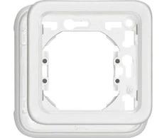 Legrand LEGR FR Abdeckrahmen 1-fach70792Feuchtraum Aufputz Plexo IP55 artic