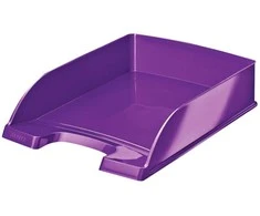 Leitz Dokumentų dėklas WOW, Plastikas, Violetinė, A4, Vokas, Laiškas, Užrašinė, Popierius, 242 x 330 x 60 mm, 255 x 357 x 70 mm