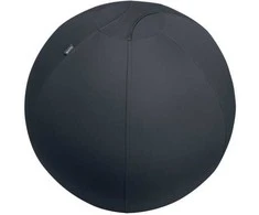 Aktyvaus sėdėjimo kamuolys Leitz Ergo, su apsauga nuo nuriedėjimo, 75cm skersmens, tamsiai pilkos sp